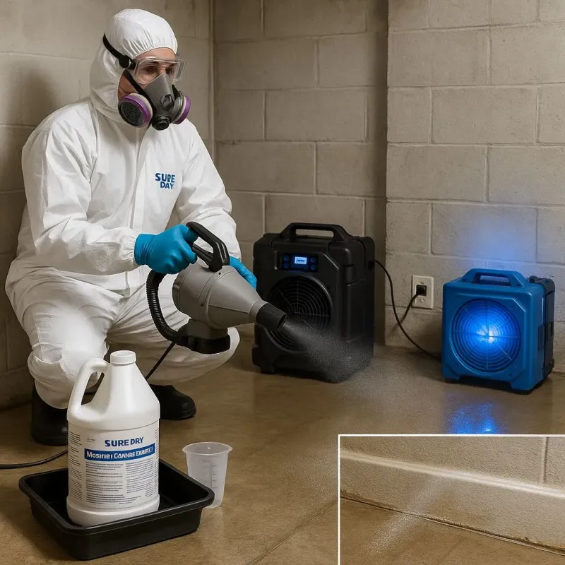 Sanitization and Odor Removal process in Watkinsville, GA