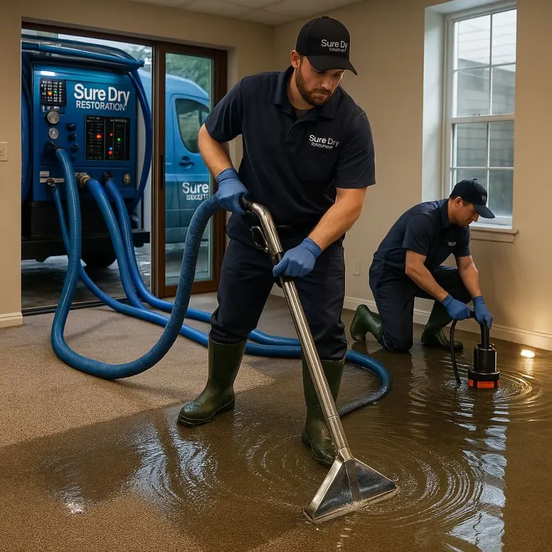 Water Extraction and Removal process in Watkinsville, GA